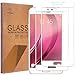 [2-Pack]-Mr.Shield for Samsung Galaxy C5 [Full Cover] [White Color] [Tempered Glass] Screen Protector with Lifetime Replacement