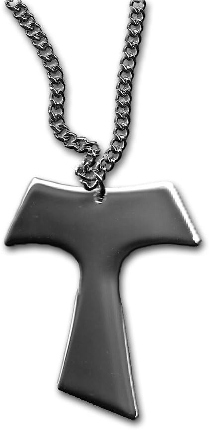 Sterling Silver Tau Cross Necklace