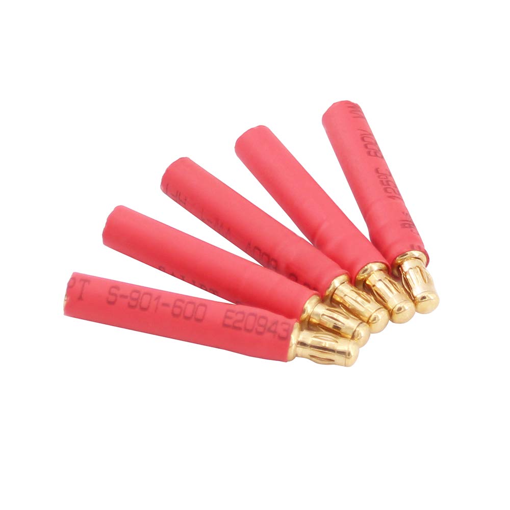 BDHI No Wires 3.5mm Male to 4mm Female Bullet Plug Adapter Connector for RC ESC Motor(B116-5)