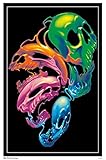 Liquid Skulls Fantasy Blacklight Poster 22 x 34in