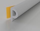 Stormguard P Profile Draught Excluder Self Adhesive 10m White view 3