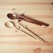 XDOBO Wooden Chopsticks and Spoon Sets, 4 Sets (Brown)
