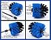 Drill Brush Attachment Power Scrubber Set with 6in Extender for a Cleaner Home. These scrubbing Brushes can Clean The Bathroom, tub, Kitchen, Shower, Grout, Tile.Drill not Included