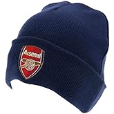 Arsenal FC Crest Knitted Turn Up Hat