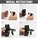 Bvenko Car Mount/Car Holder, Phone Mount/Car Phone Holder for Universal Cell Phone Cradle with Gravity Self-Locking Design and Anti-Skid Base for iPhone X/8/7Plus/6,Galaxy S8,Google,LG,Huawei etc