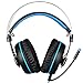 Gaming Headset Compatible Xbox One, SADES PS4 Headset with Mic, PC, Noise Cancelling Over Ear Headphones with LED Light Bass Surround Soft Memory Earmuffs Compatible Mac Laptopthumb 2