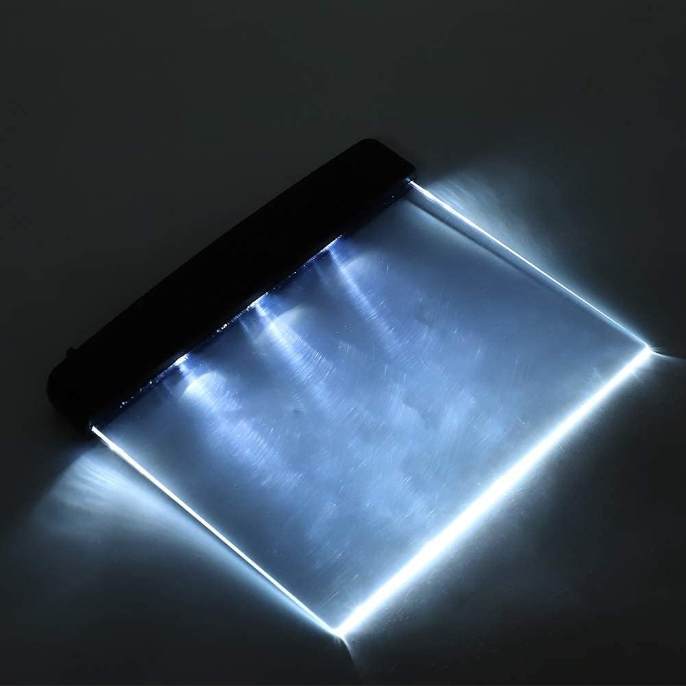 Agatige Lightwedge Book Light, LED Reading Lamp Bright Night Light Board LightWedge Night Light Clip On Desk Bed Headboard Light LED Reading Lamp Lightwedge Booklight for Night Reading