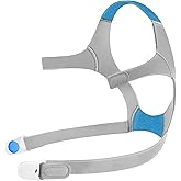 F20 Headgear Compatible with ResMed AirFit/AirTouch F20 Full Face Mask Replacement Headgear - Large (1 Headgear + 2 Magnetic Clips)