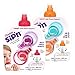 ChooMee Sipn Food Pouch Toppers | 4 CT | Four Colors | Prevent Spills and Protect Childs Mouth While Promoting Feeding Independence