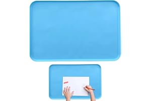 Washable Silicone Painting Mat - Craft Activity Pad, Extra Large 61x40cm Art Tray with Raised Edges | Multi Purpose Work Mat 