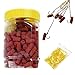 300pcs in 1 Bottle Grass Carp Red Baits Fishing Lures Fishing Baits