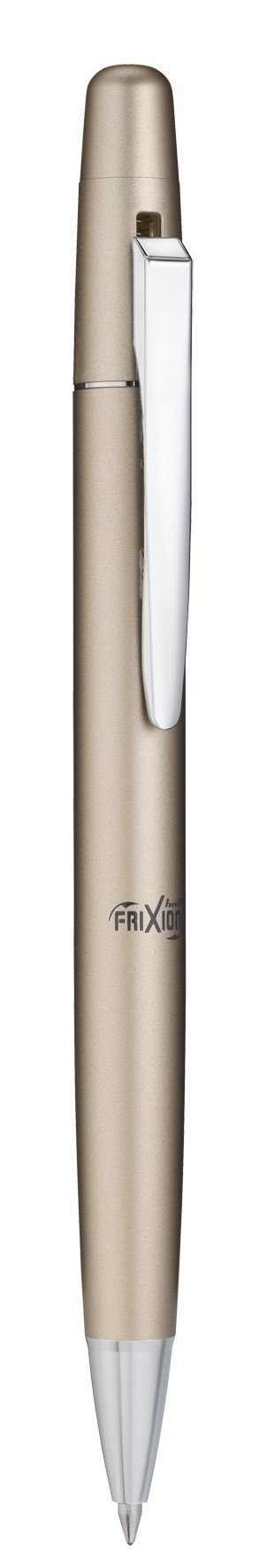 Pilot Frixion LX Retractable Erasable Rollerball 0.7 mm Tip - Gold Barrel, Single Pen