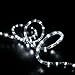 WYZworks 108LEDs, 10ft LED Outside Rope Lights, Waterproof Permanent Outdoor ETL Certified Connectable Clear Tube, Christmas Palm Tree Holiday Decorative Landscape Patio Accent Lighting - Cool White