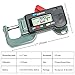 HONG111 Digital Thickness Gauges Mini Portable Horizontal Electronic Thickness Meter Measurement Tool 0 to 12.7mm Caliper, 0.01mm Resolution, -0.03mm Accuracy (Grey Black)