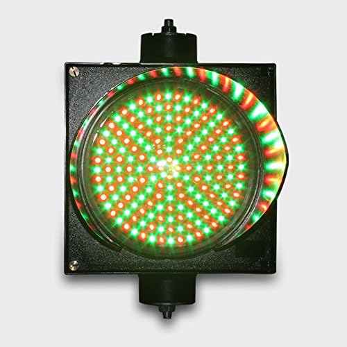 LED 200mm 8 Inch 110V Red Green Dual Colors Traffic Signal Light