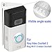 KIMILAR Upgrade No Drill Adhesive Video Doorbell Mount Compatible with Ring/Blink/Google Wireless Video Doorbell, Anti-Theft Mounting Bracket Accessories for Home Rentals Office Room