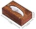 SouvNear 811778022763 Rosewood Tissue Box with Jali