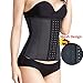 Passion-Beauty Women's Latex Underbust Corset Waist Trainer Cincher for Weight Loss (XS/Bust:30-32 inch Waist:20-22 inch, Black)