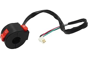 YD-PS001 Left Side Kill/Start Switch for Tao Tao Kazuma ATV 110cc 125cc (1 Plug, 4 Wire)
