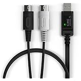 CME U2MIDI Pro - High-speed USB MIDI cable - 6.5ft - 1-in-1-out MIDI-to-USB interface - Plug & Play USB-to-MIDI adapter for c