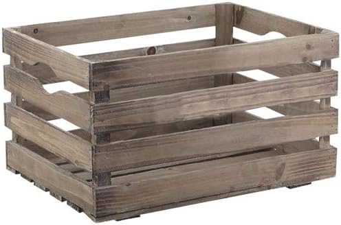 Aubry Gaspard Caja Madera Envejecido L40 cm: Amazon.es: Hogar