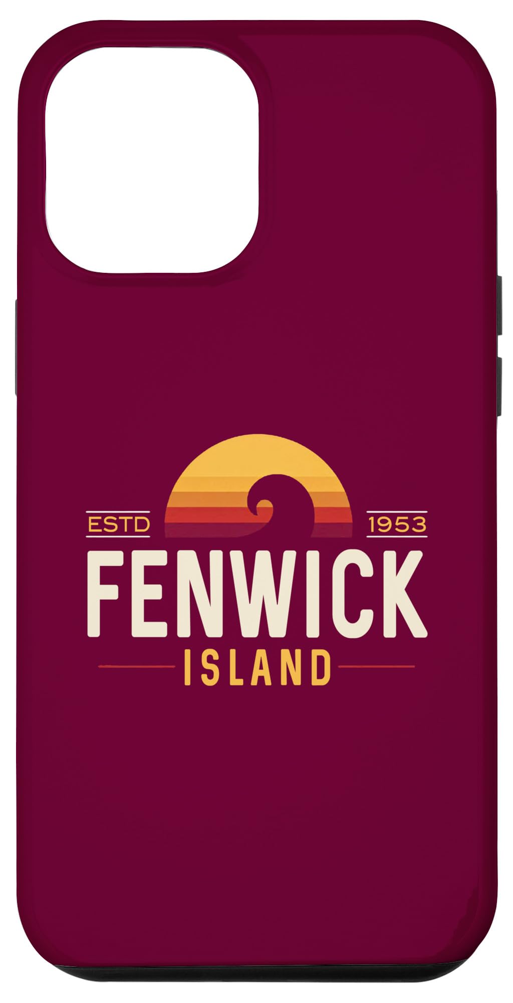 iPhone 13 Pro Max Fenwick Island Delaware | Fenwick Island Retro Wave Logo Case
