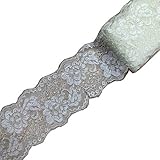 10 Yards Stretch Lace Ribbon Trim3 inch Floral