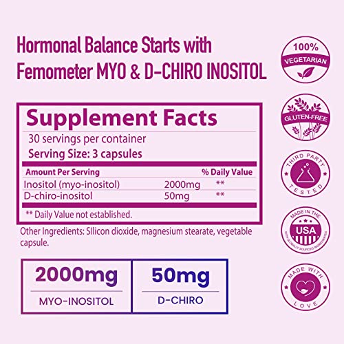 Myo Inositol & DChiro Inositol Blend 401 Ratio, PCOS, Hormone Balance