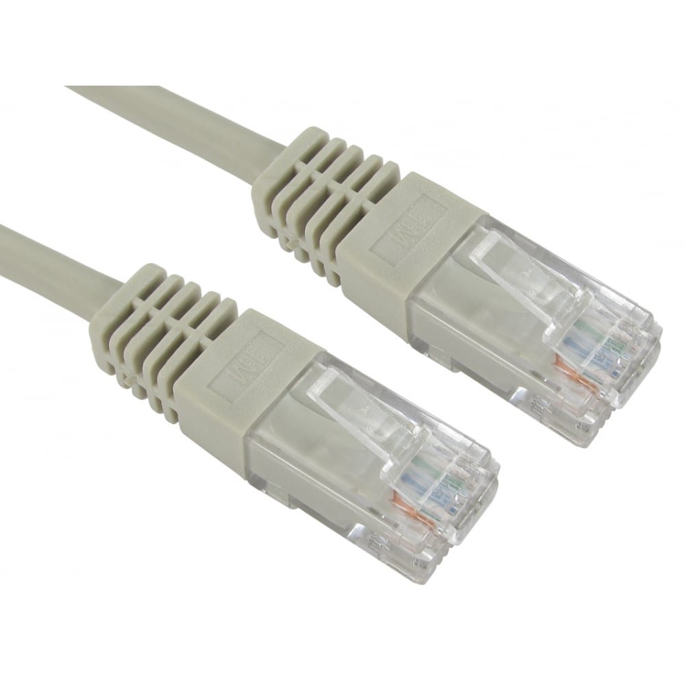 Alida Systems 15m Professional Network Cable - Grey - Premium Quality (26 AWG 100% Copper Wire) / CAT5e (enhanced) / RJ45 / Ethernet/Patch/LAN/Router/Modem / 10/100
