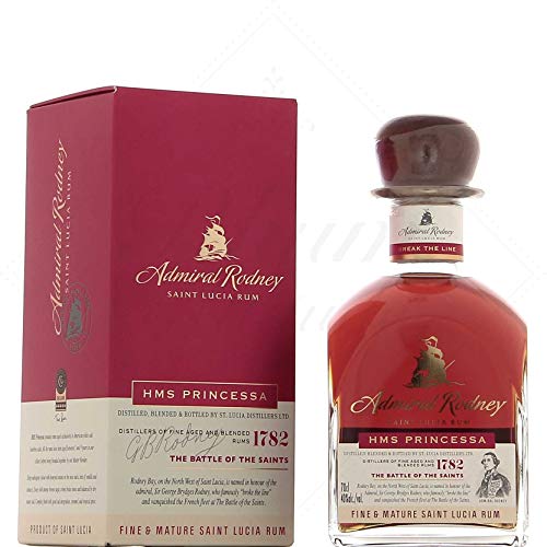 Admiral Rodney HMS PRINCESSA Fine & Mature Saint Lucia Rum (1 x 0.7 l)