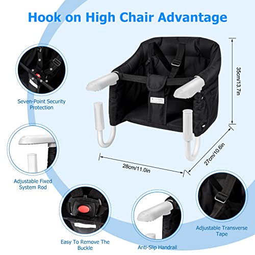 HKAI Portable High Chair, Fast Table Chair, Baby High Chair, Travel