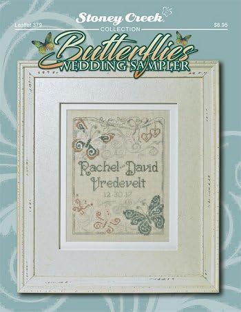 Butterflies Wedding Sampler (Leaflet 379) Cross Stitch Chart and Free Embellishment