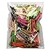 LWR CRAFTS Wooden Mini Clothespins 15 Colors 100 Per Pack 1