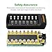 Shentec Ni-MH Ni-Cd 8 Bay AA AAA Battery Charger, Smart AAA AA Rechargeable Batteries Charger