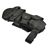 Shootmy Tactical Belt with Multifunction Equipment System, Versatile, Perfect for Law Enforcement, Adjustable Size from 35” to 54” Made with Nylon, (Black)