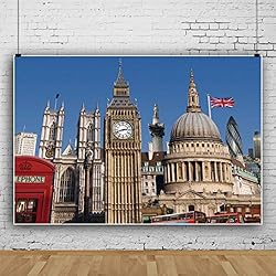 Leyiyi 8x6ft London Big Ben Photography Backdrop