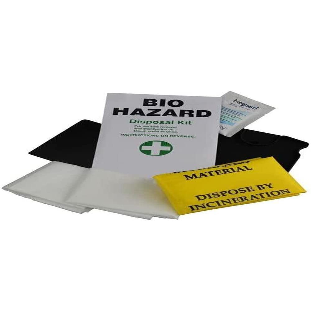 Medic-Aids Unit Medic-Aids Biohazard Body Fluid Spillage Disposal Clean Up Refill Kit