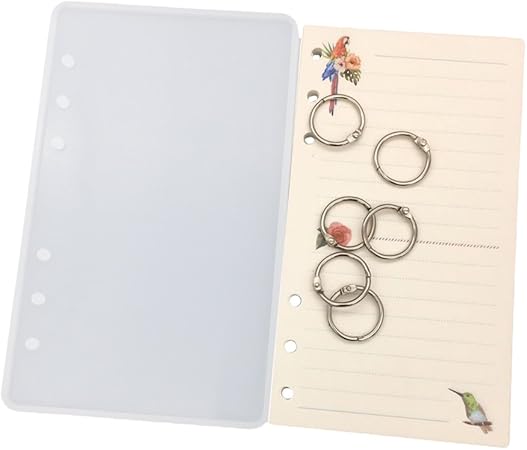 Amazon 全３サイズ 手作り ハンドメイド Diy ノート システム手帳 クリップブック ゴム素材カバー A6 ノート 文房具 オフィス用品