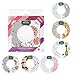 Baby Closet Clothing Dividers - Set of 6 Nursery Organizers - Wardrobe Rack Dividing Label Cards with Age & Size Indications (0-24 Months) - Decorative Bedroom Organization System
