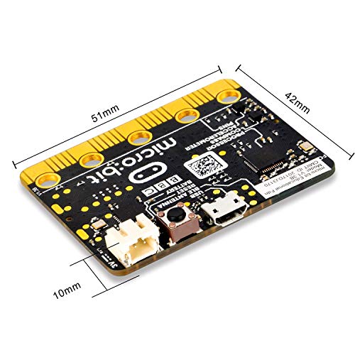 OSOYOO BBC Micro:bit Micro-Controller with Motion Detection, Compass, LED Display and Bluetooth Basic kit Learn Programming for Kids and Beginners (not Include 2X AA Batteries )
