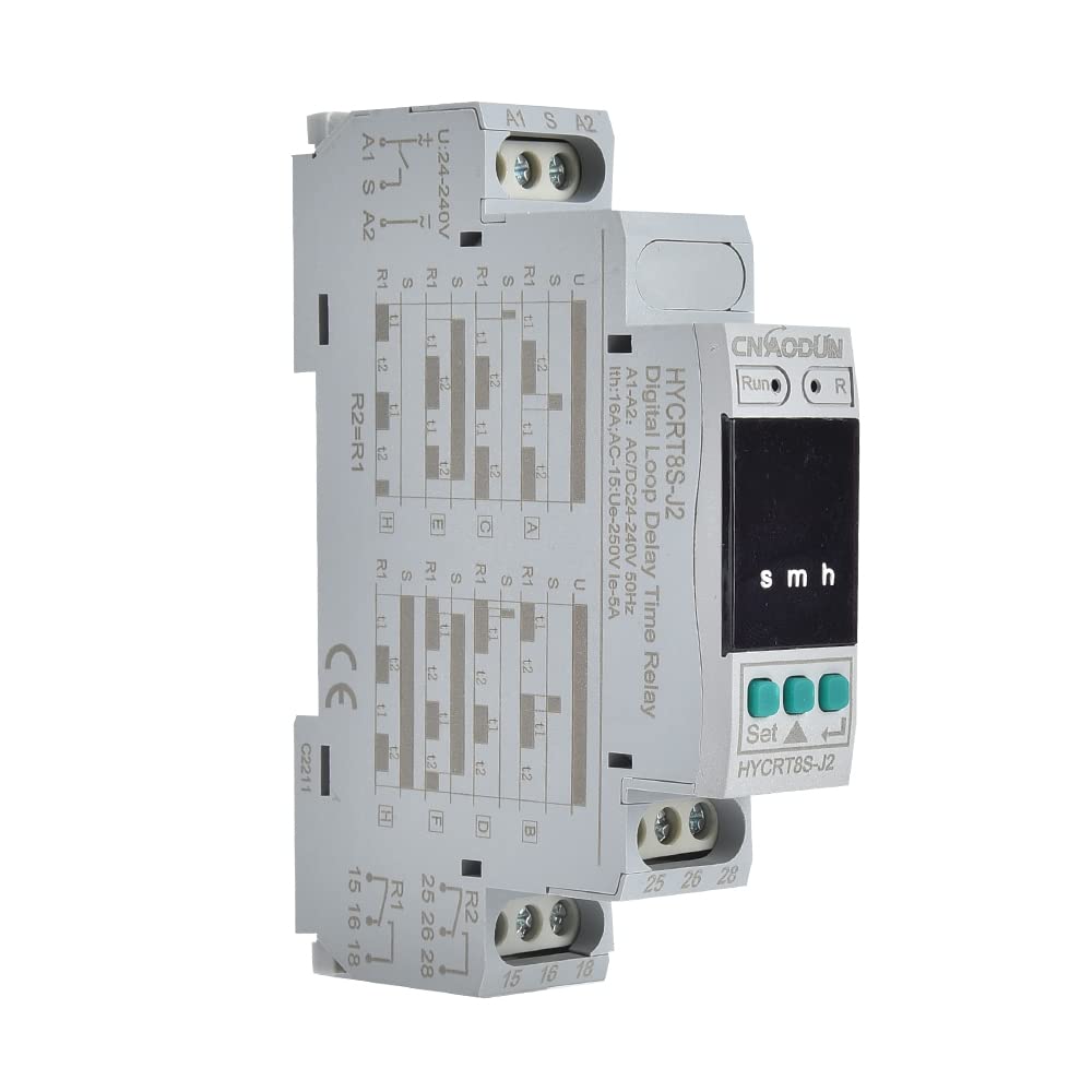 CNAODUN Cyclic Time Delay Relay Digital Display