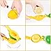 Adoric Top Rated Premium Metal Lemon Lime Manual Juicer, 2-in-1 Lime Lemon Juice Squeezer with One Zester (Peeler) Included. Easy Step to Enjoy Cooking, Baking, Drinking (Yellow + Green)