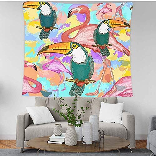 QLIYT Bird Tapestry Indian Mandala Bohemian Tapestry Wall Tapestry Wall Hanging Mandala Wall Hanging