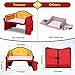 Toddler Seat Table, Standable Travel Tray, Indoor Snack Desk with Dry Erase Top for Painting & Parent-Child Interaction Activity Tray Bonus Template & Pens Lap Tray for Kids Improve Imagination