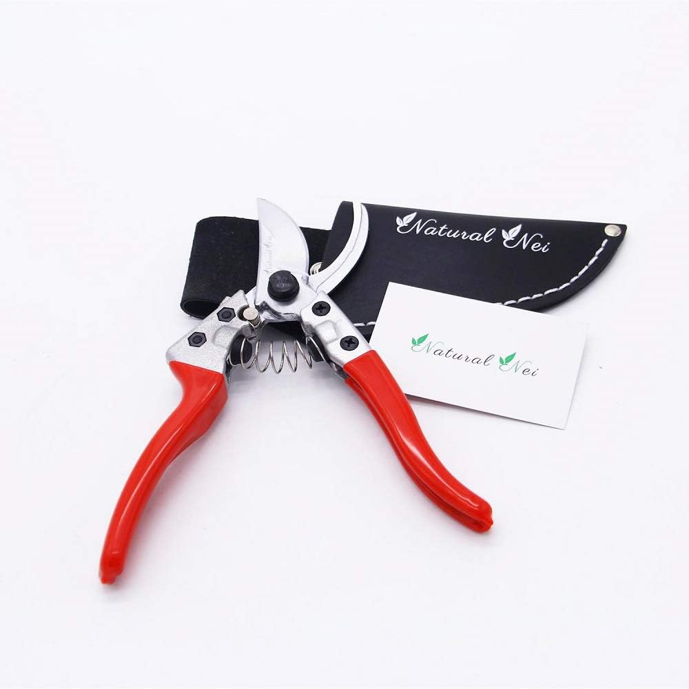NeimarkShop NaturalNei Professional Sharp Bypass Pruning Shears, Tree Trimmers Secateurs,Hand Pruner, Garden Shears,Clippers for The Garden.