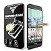 CellBee HTC One M9 Screen Protector[Shielding Gladiator]Premium High Definition Shockproof Clear[Tempered Glass]Retail Packaging - 0.3mm Thickness - 2.5D Curved Edge