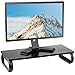 Executive Monitor Stand Riser & Computer Desk Laptop Organizer – for Home, Desktop, Screen, TV, Tablet, iMac Office Storage Table (Black)thumb 2