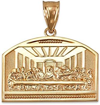 LA BLINGZ 10K Yellow Gold Last Supper 