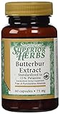 Swanson Superior Herbs Butterbur Extract 75mg -- 2 Bottles each of 60 Capsules