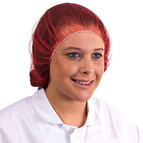Kleen 144 RED MESH Catering Hair Nets Kitchen Amazon.co.uk